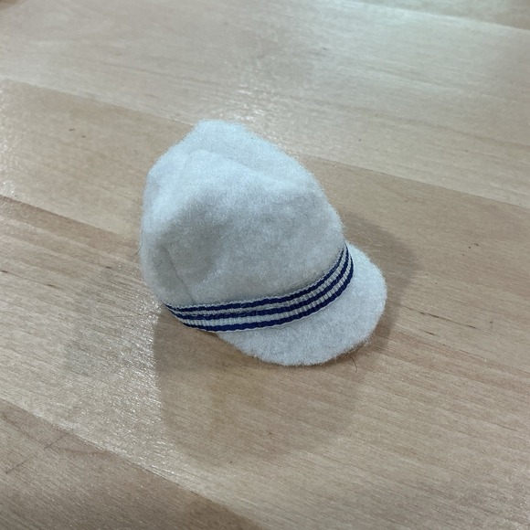 Mattel Other - Vintage Barbie Fashion Classics Fun at Mcdonald's #4274 Felt White Hat 1980s